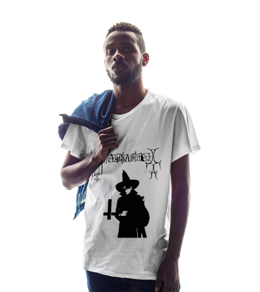 Gravsaamuel Witch Iconic Gothic Anime Dark Aesthetic T-Shirt