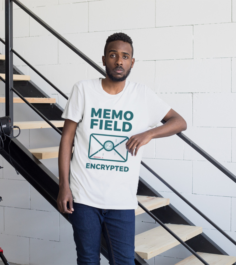 Memo Field Encrypted Z Data Security Protection T-Shirt