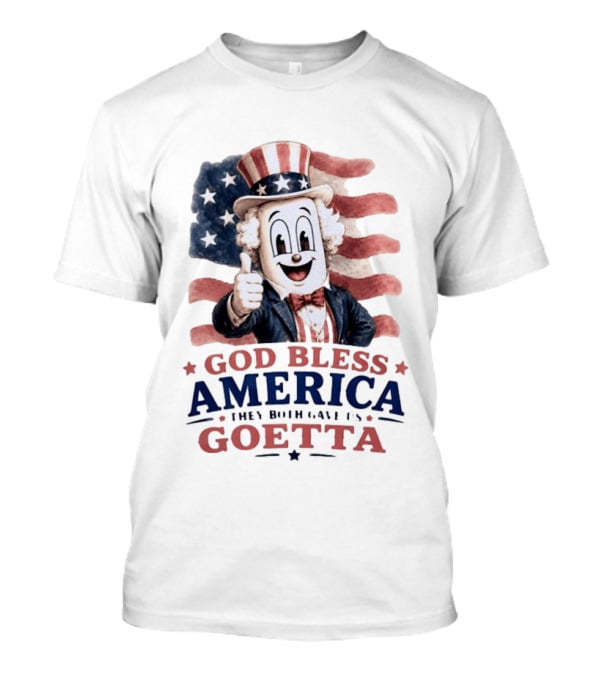 Uncle Sam Thumbs Up God Bless America Goetta Patriotic T-Shirt