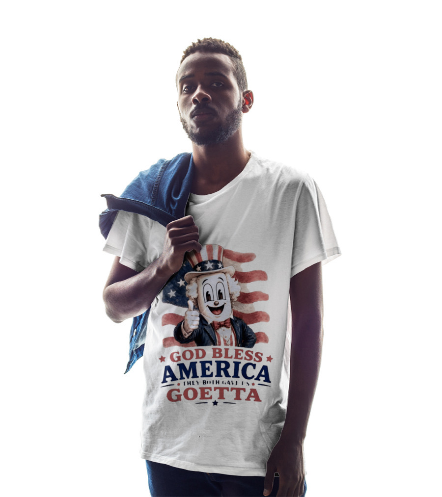 Uncle Sam Thumbs Up God Bless America Goetta Patriotic T-Shirt
