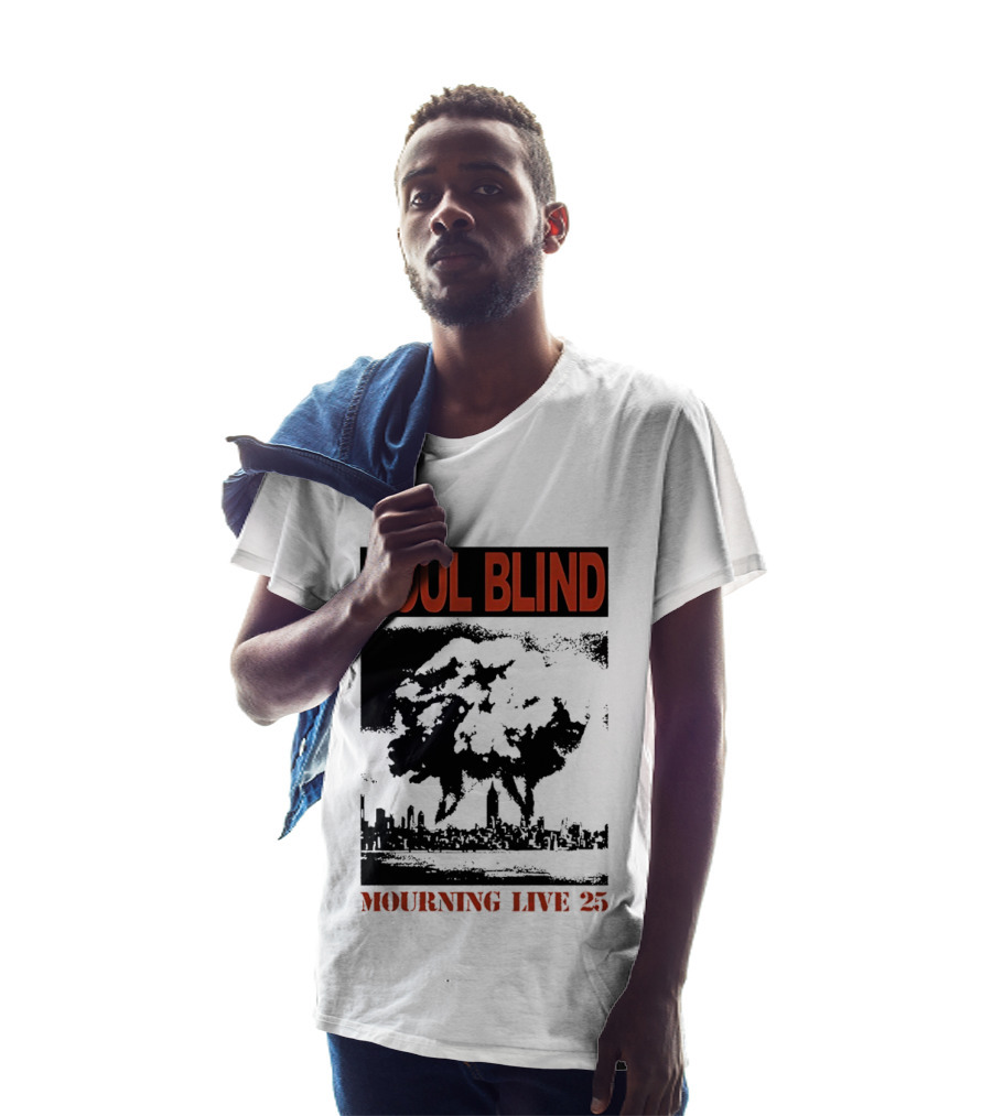Soul Blind Mourning Live 25 Mushroom Cloud Explosion Over City Skyline T-Shirt