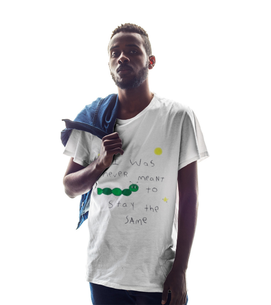 I Was Never Meant To Stay The Same Caterpillar With Stars And Moon T-Shirt