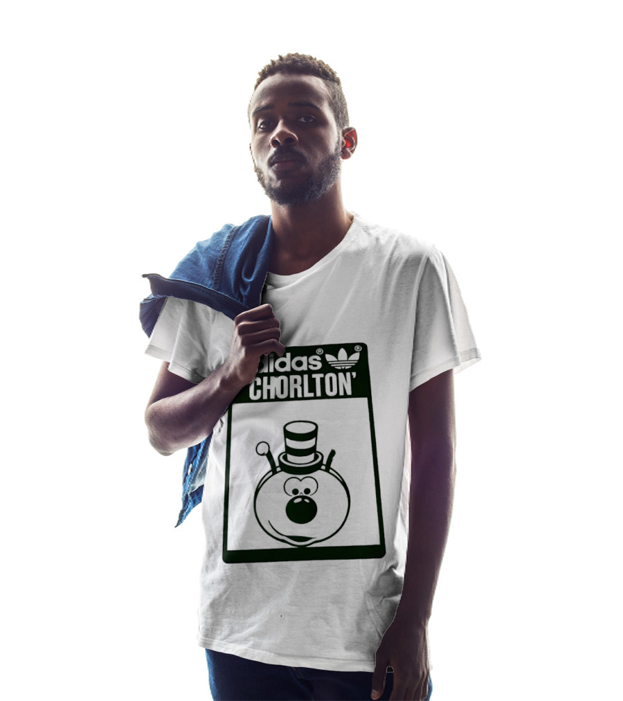 Adidas Chorlton Cartoon Character With Trefoil Top Hat T-Shirt