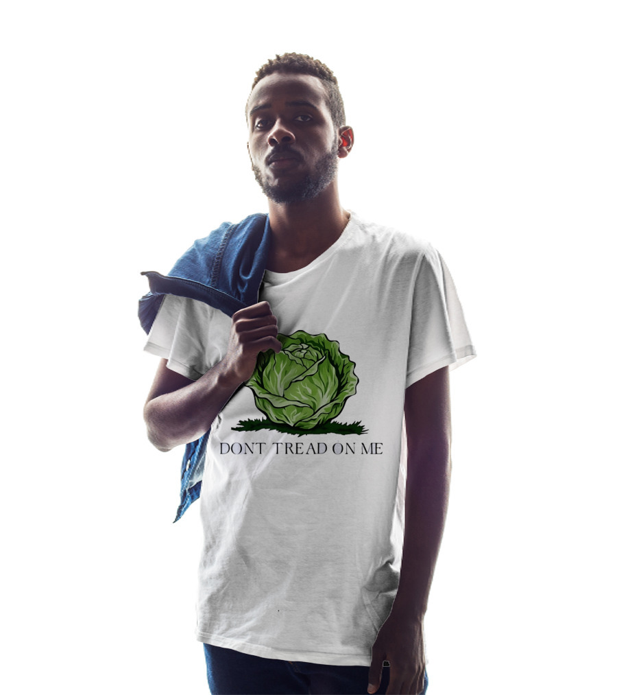Don't Tread On Me Cabbage Vegetable Gadsden T-Shirt