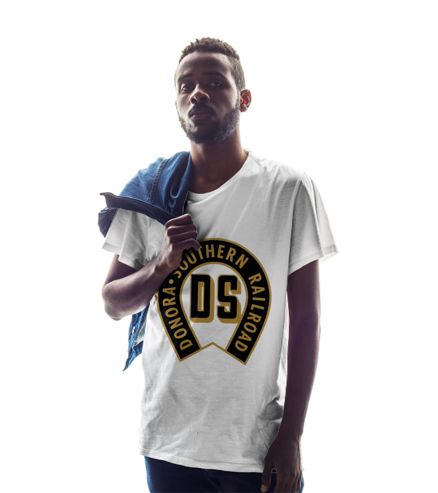 Donora Southern Railroad Horseshoe DS Monogram T-Shirt