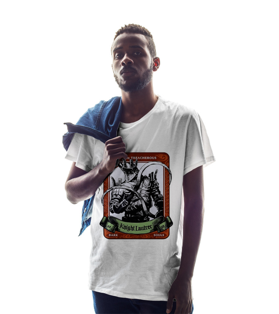 Knight Lautrec The Treacherous Dark Souls Trading Card Art Ribs GG T-Shirt