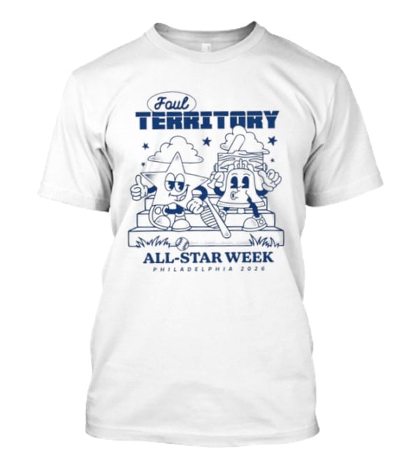 Foul Territory All Star Week Winken Blinken And Nod Philadelphia 2026 T-Shirt