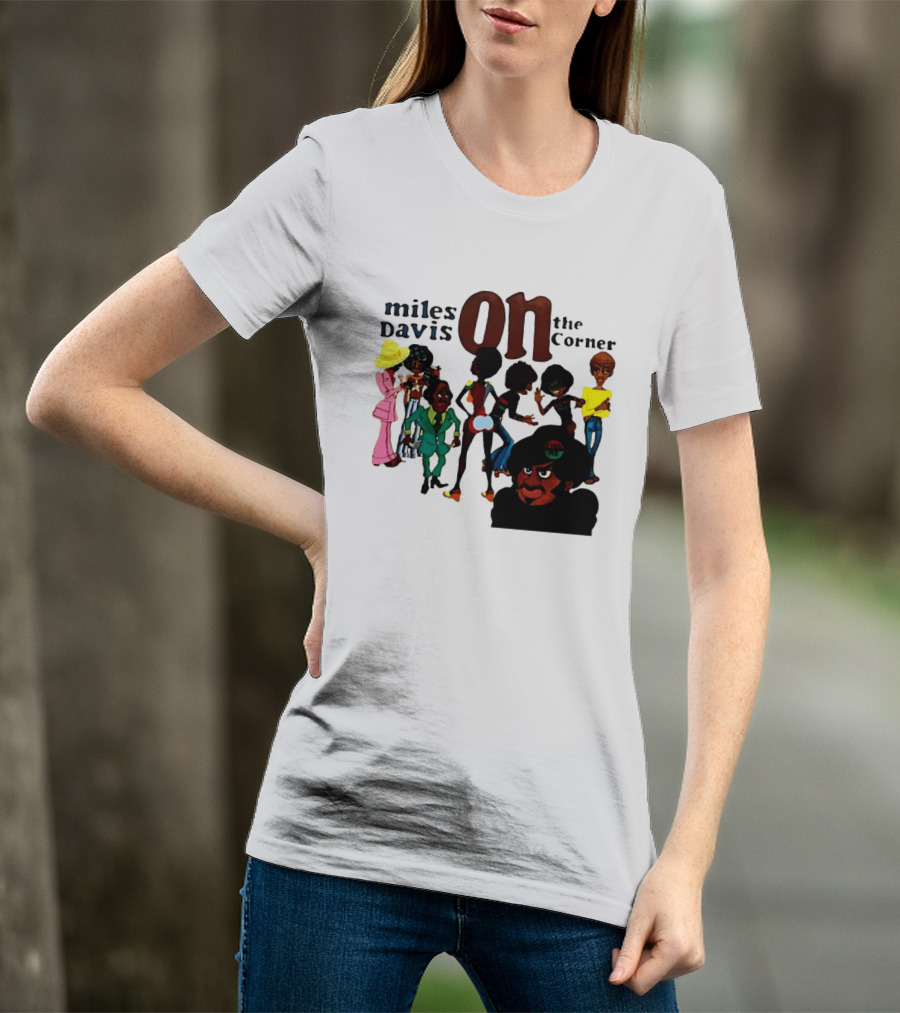 Miles Davis On The Corner Album Characters T-Shirt