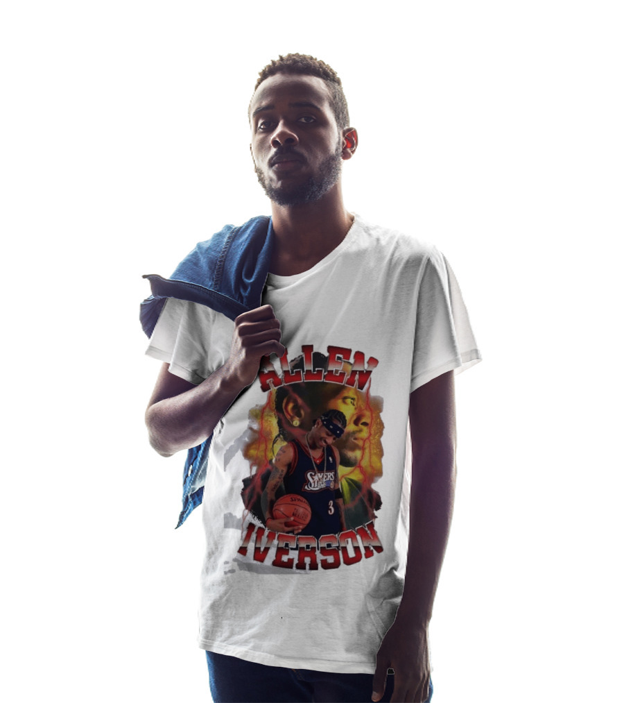 Allen Iverson Philadelphia 76ers Basketball Legend T-Shirt