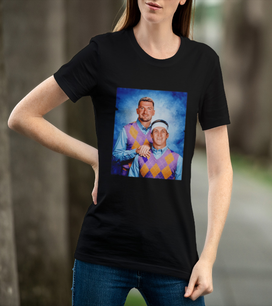 Austin Reaves Luka Doncic Step Brothers T-Shirt