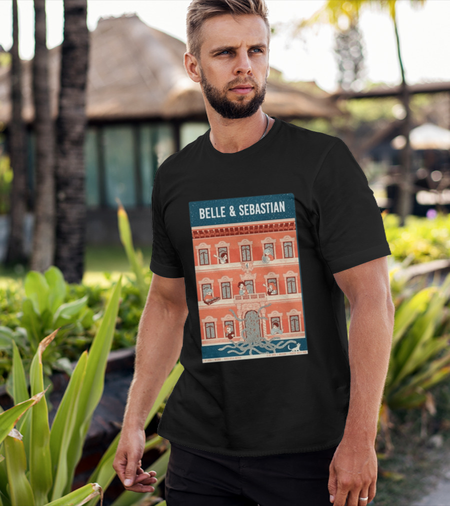 Belle And Sebastian July 12 13 2026 Italy Milan Bologna Tour Parco Della Musica Sonic Music Park T-Shirt