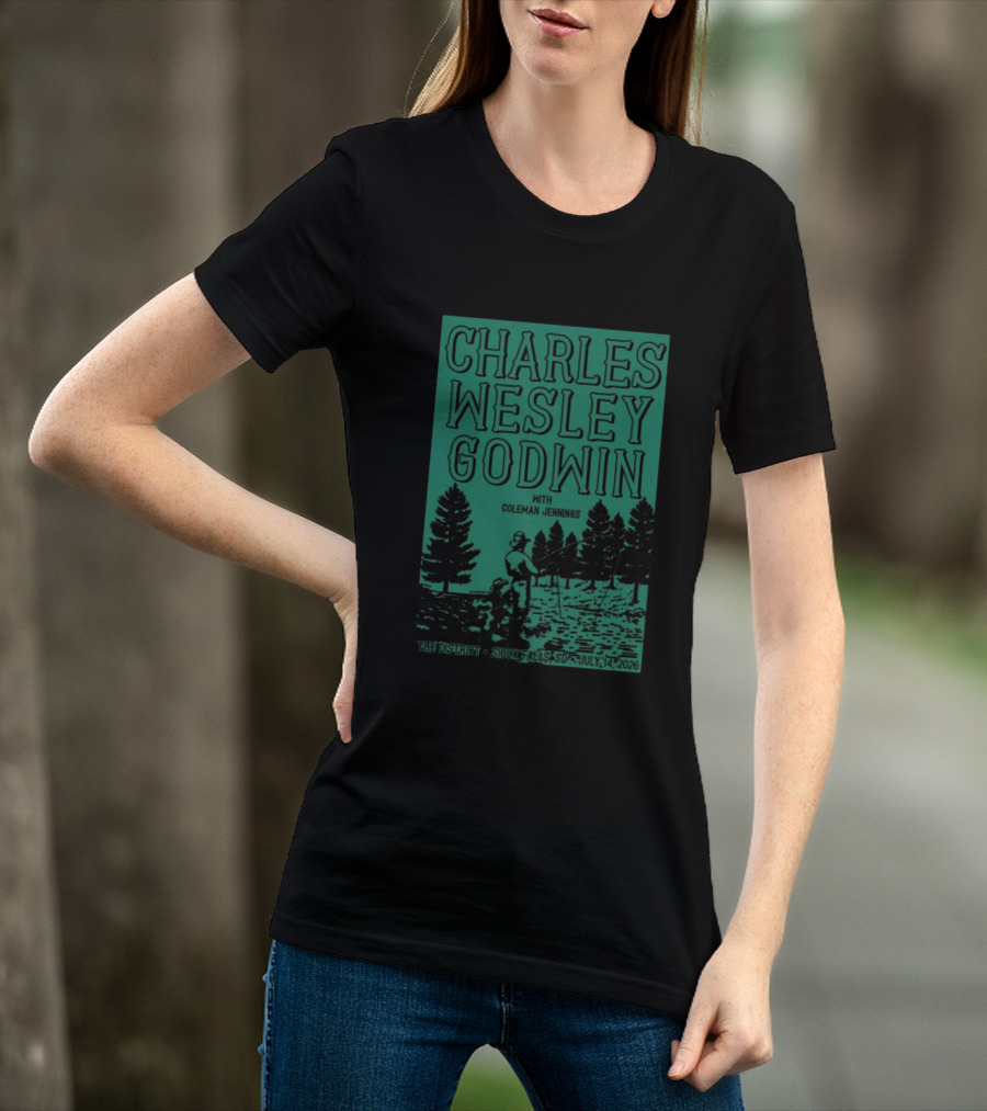 Charles Wesley Godwin Sioux Falls July 14 2026 The District With Coleman Jennings T-Shirt