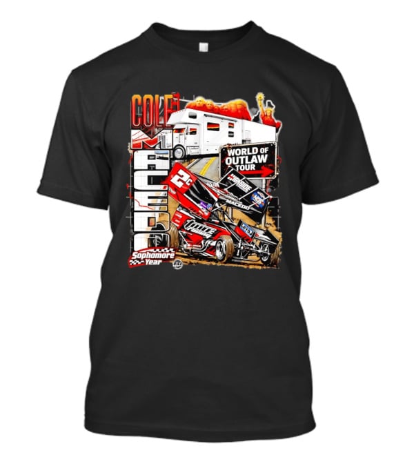 Cole Macedo World Of Outlaw Tour 2C Racing Sophomore Year T-Shirt