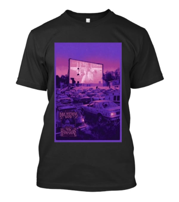 Dave Matthews Band Drive In Concert Gilford New Hampshire July 14 2026 T-Shirt