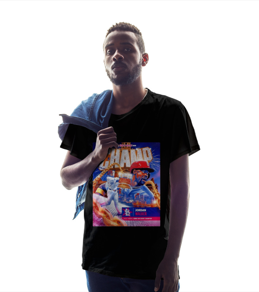 Jordan Walker St. Louis Cardinals Champ 2026 MLB Home Run Derby Champion T-Shirt