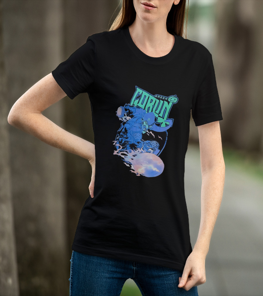 Green Goblin Pumpkin Marvel Comic Book Character Villain T-Shirt