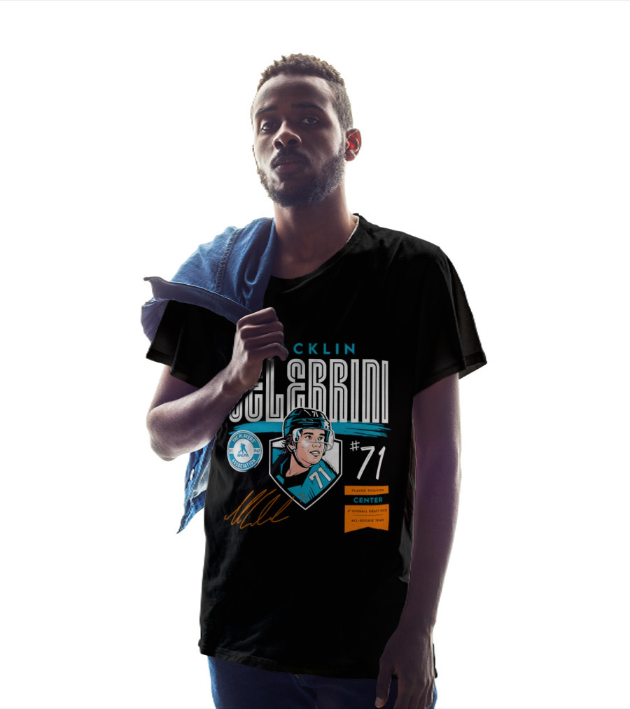 Macklin Celebrini NHLPA Player Association 71 T-Shirt