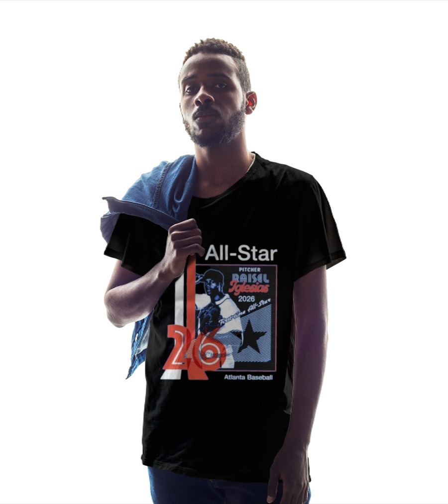 Raisel Iglesias Pitcher 2026 MLB First Time All Star Atlanta Baseball T-Shirt