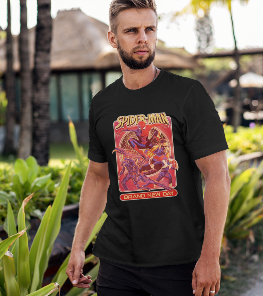 Spider Man Brand New Day With Superheroes And Villains T-Shirt