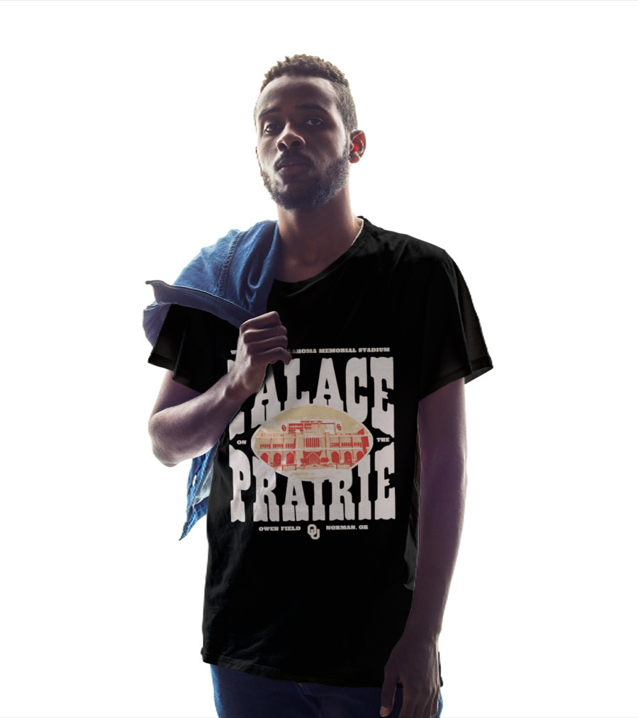 Welcome To Oklahoma Memorial Stadium Palace On The Prairie Owen Field Norman OK T-Shirt