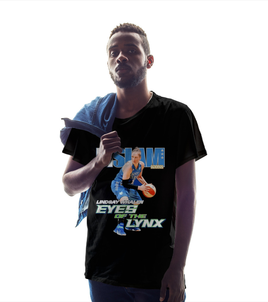 WSLAM Icons Lindsay Whalen Eyes Of The Lynx Mayo Basketball T-Shirt