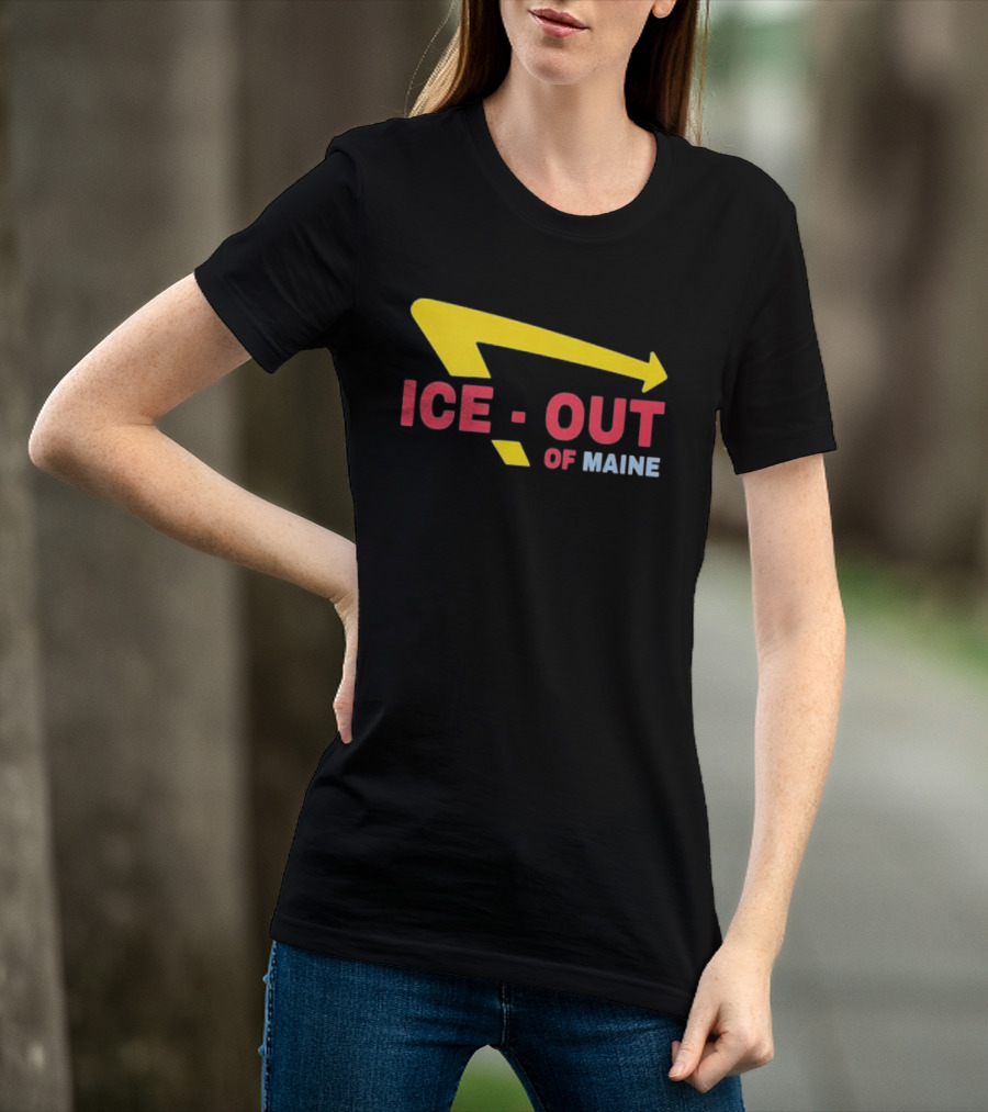 Ice Out Of Maine 2026 Arrow T-Shirt