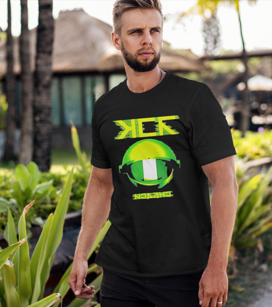 Nigeria Kick Astronaut Helmet Space Nigerian Flag T-Shirt