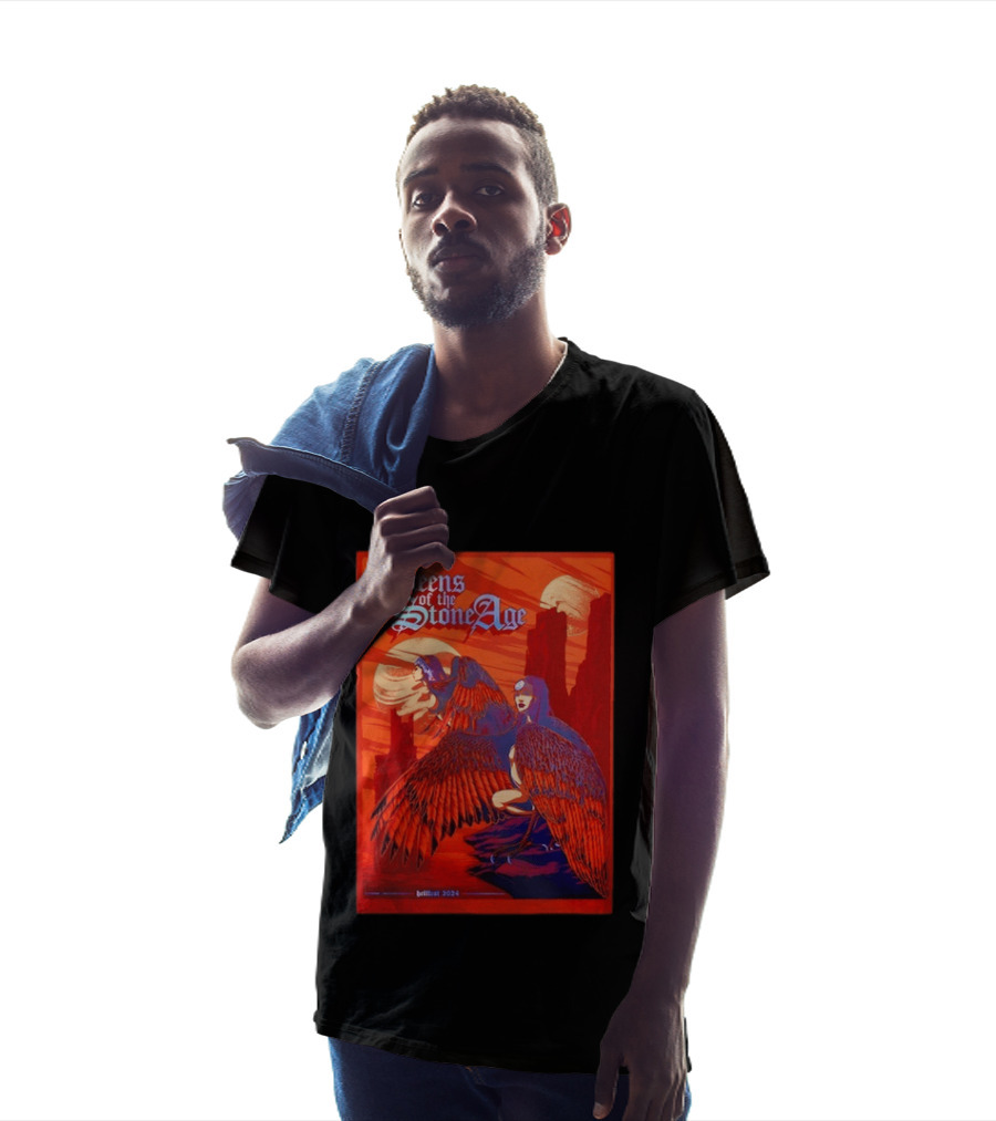 Queens Of The Stone Age Hellfest 2024 Winged Creatures T-Shirt