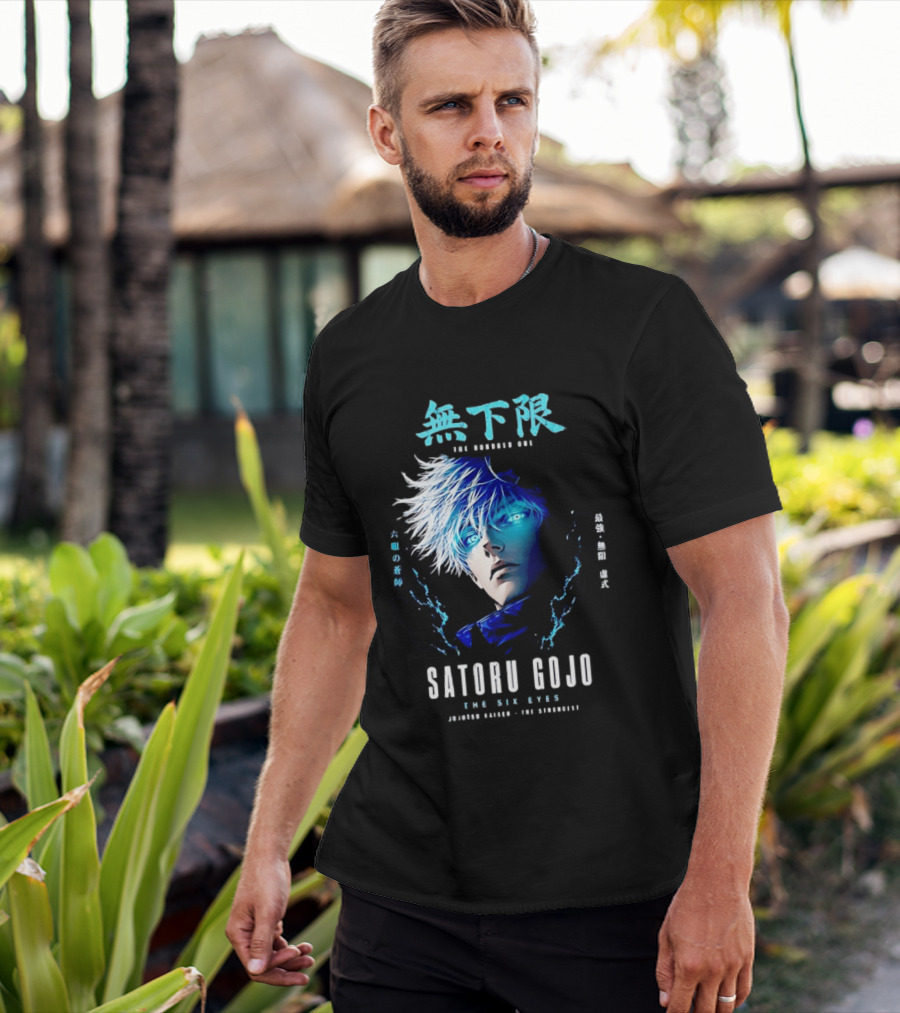 Satoru Gojo The Six Eyes Jujutsu Kaisen The Honored One T-Shirt