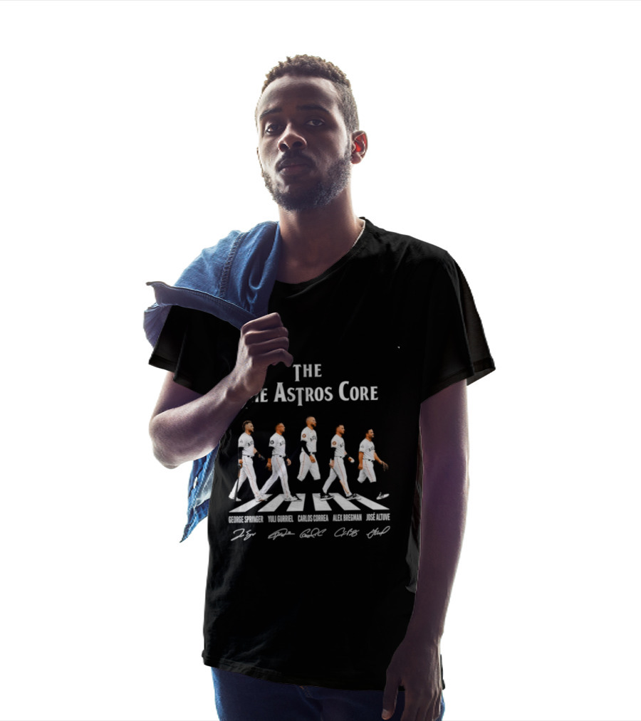 The Astros Core George Springer Carlos Correa Alex Bregman Jose Altuve Yuli Gurriel Abbey Road T-Shirt