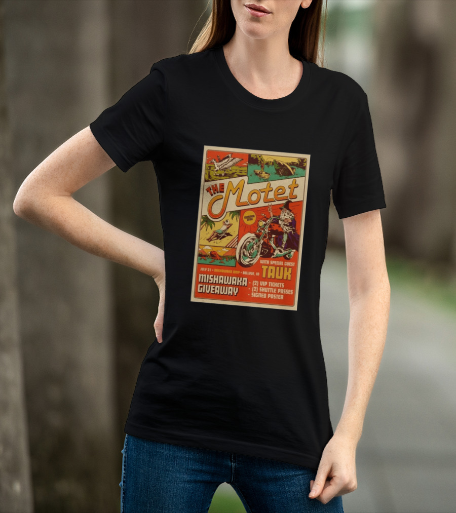 The Motet Summer Tour Mishawaka Amphitheatre July 31 Tauk Bellevue CO Giveaway VIP Tickets Shuttle Passes Signed T-Shirt