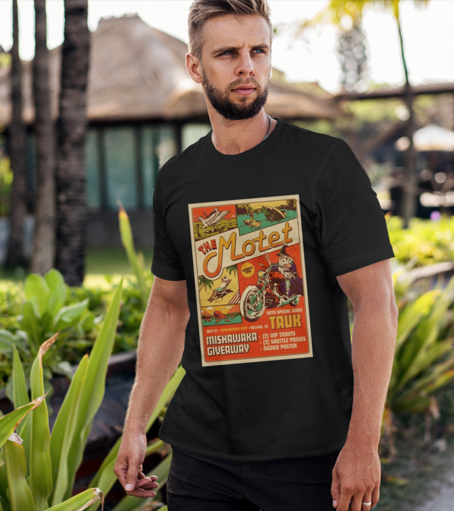 The Motet Summer Tour Mishawaka Amphitheatre July 31 Tauk Bellevue CO Giveaway VIP Tickets Shuttle Passes Signed T-Shirt