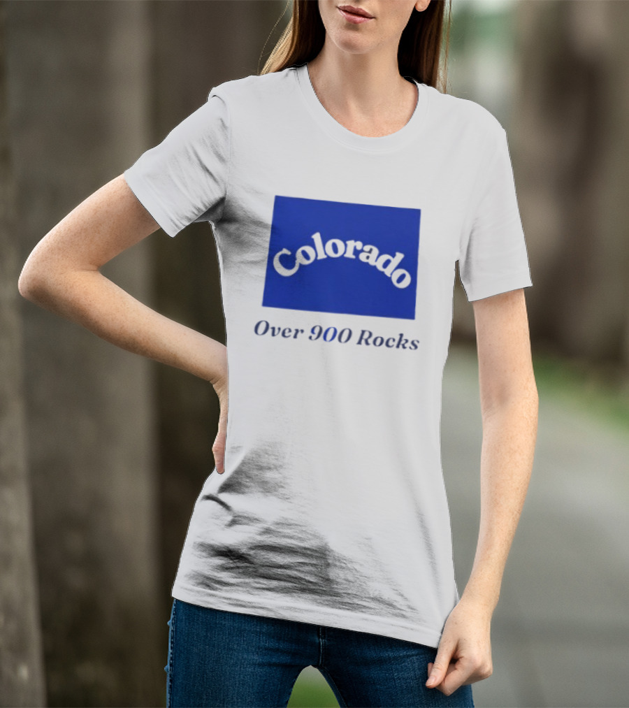 Colorado Over 900 Rocks Geology Nature Humor Celebration Stone Enthusiasts T-Shirt