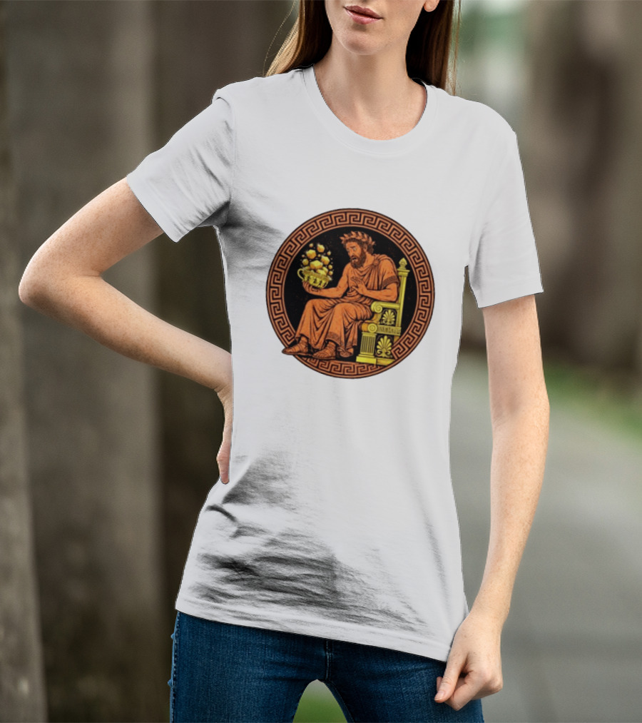 King Midas Ancient Greek Mythology Gold Transformative Touch T-Shirt