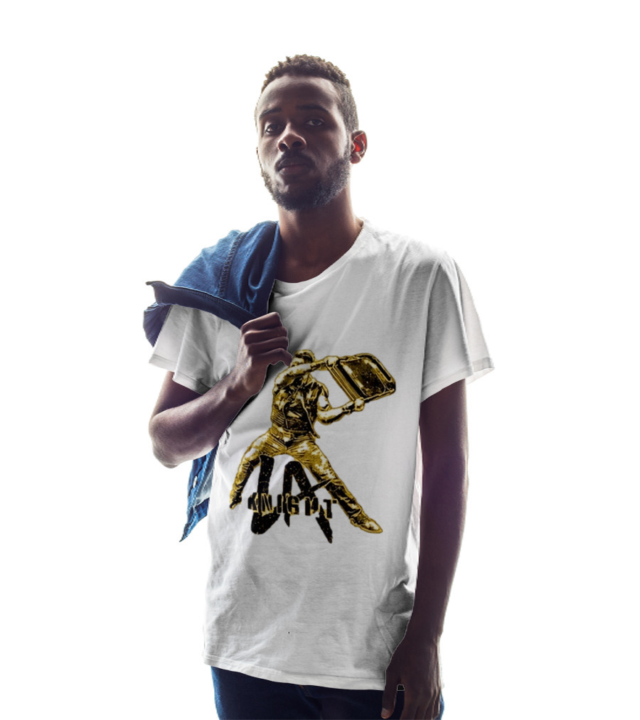 LA Knight Wrestling Iconic Folding Chair Action T-Shirt