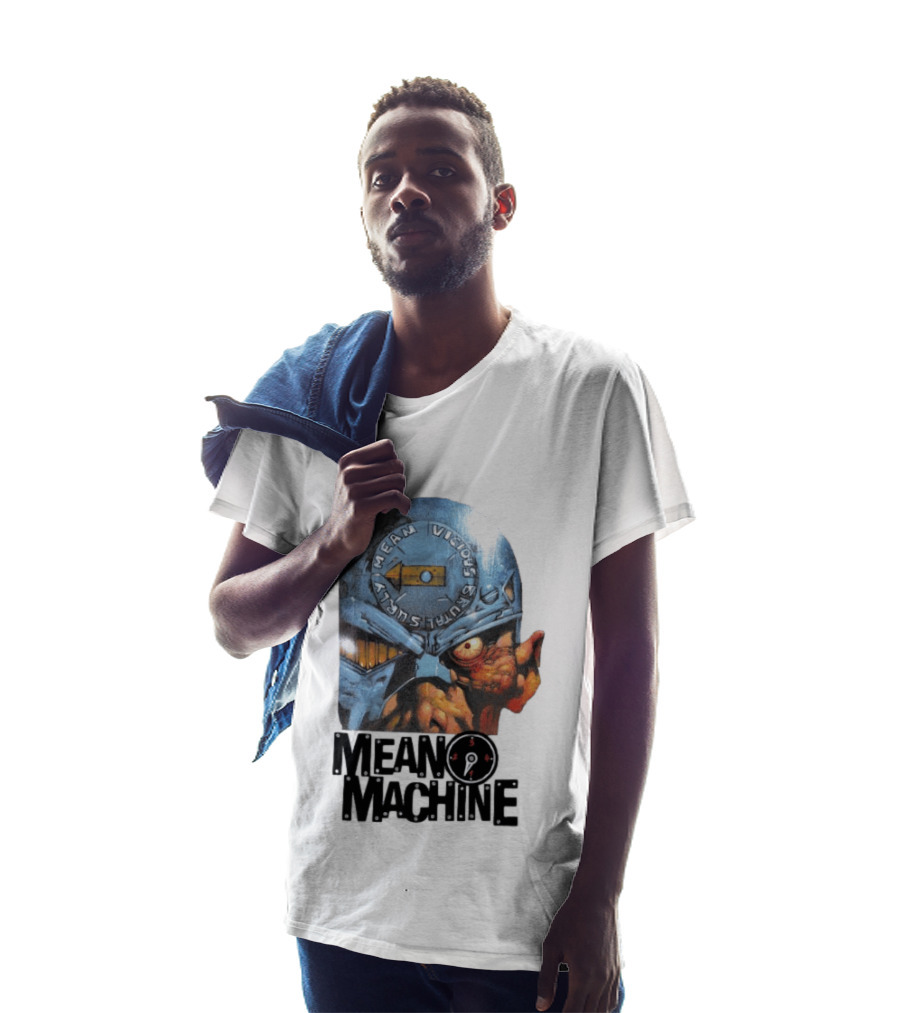 Mean Machine Mean Vicious Brutal Surly 2000 AD T-Shirt