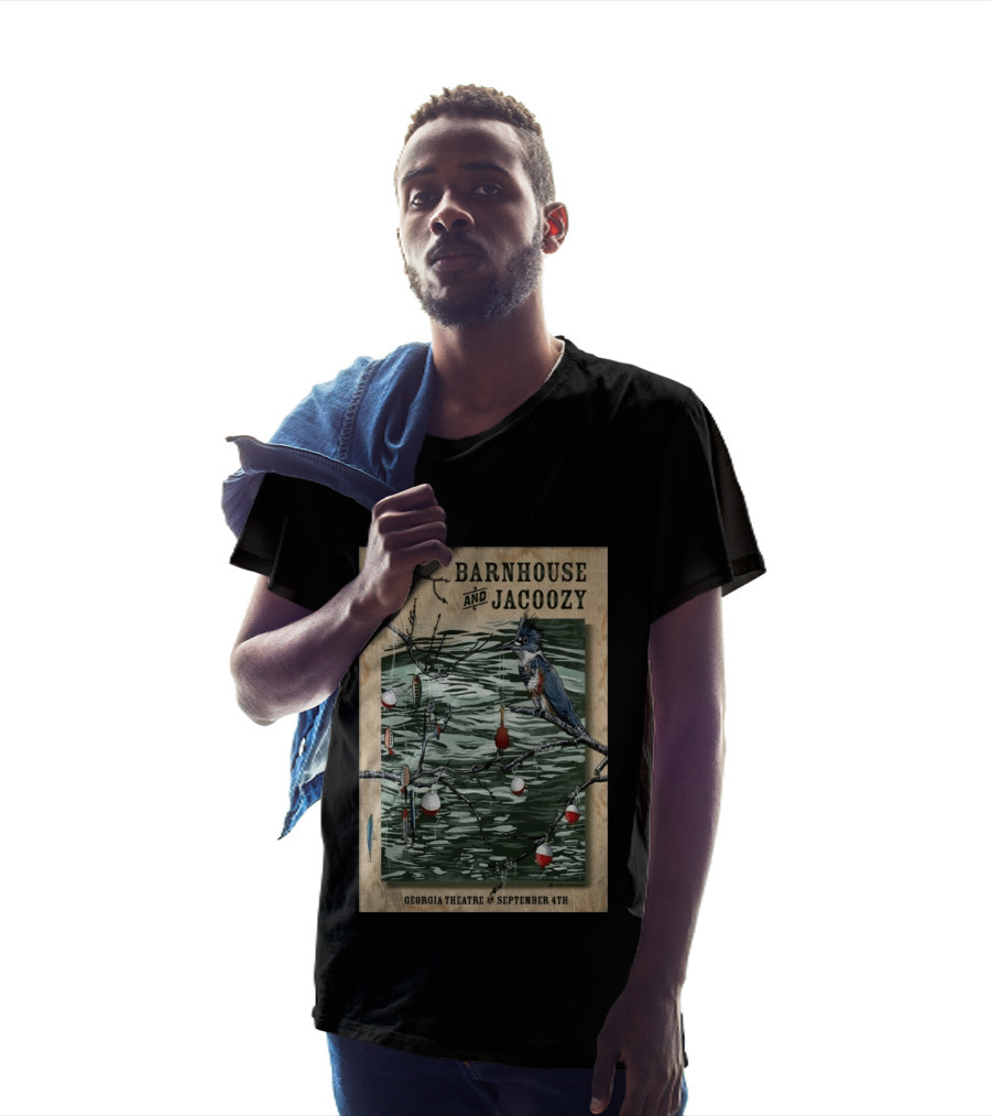 Barnhouse And Jacoozy Live At Georgia Theatre September 4th Kingfisher Fishing T-Shirt