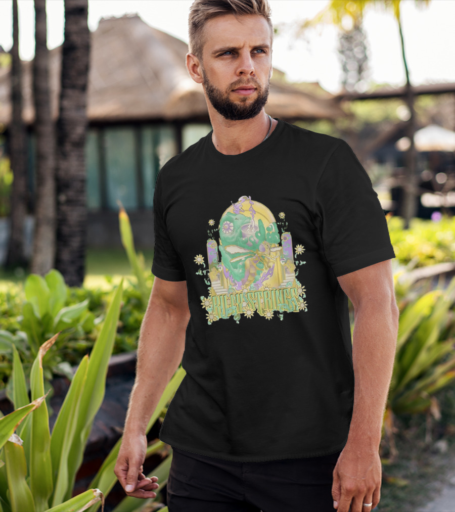 Billy Strings Summer 2026 Tour Cicada Rider Psychedelic Flower Mandala T-Shirt