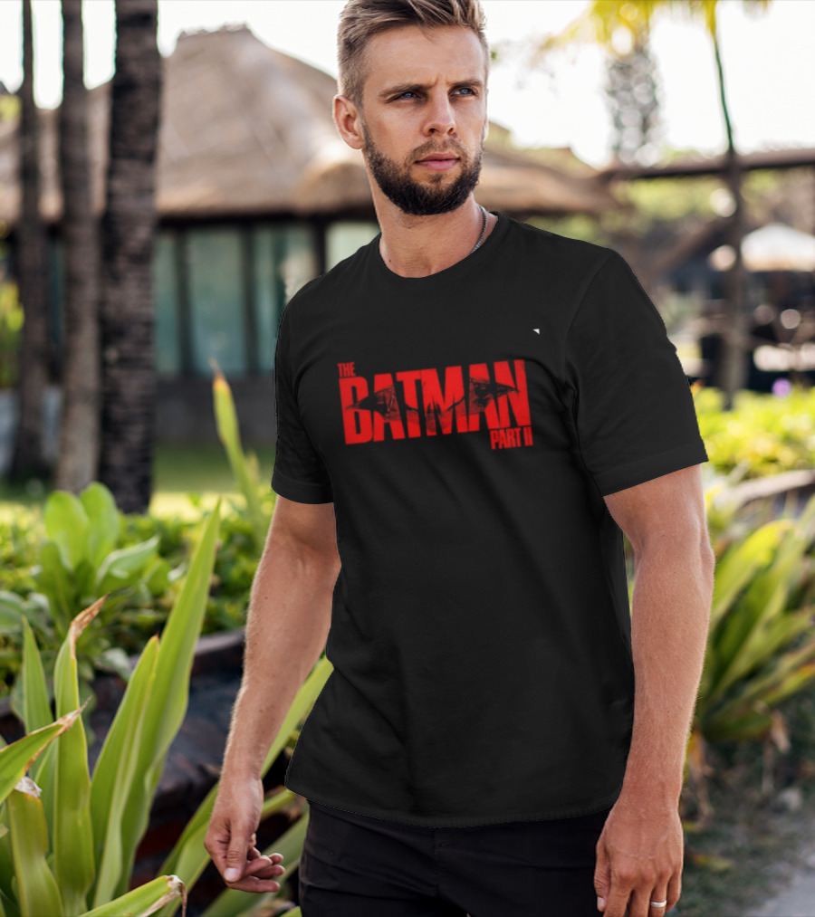The Batman Part II DC Comics Bruce Wayne Red T-Shirt