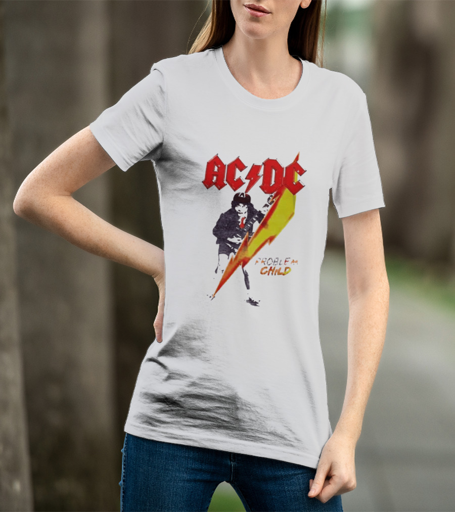 ACDC Pwr Up Problem Child Tour 2026 Lightning Bolt T-Shirt