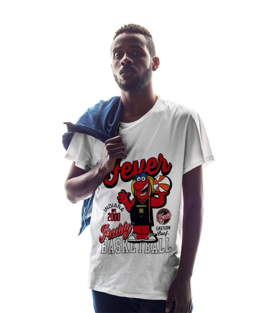Freddy Indiana Fever Basketball Est 2000 Eastern Conf T-Shirt