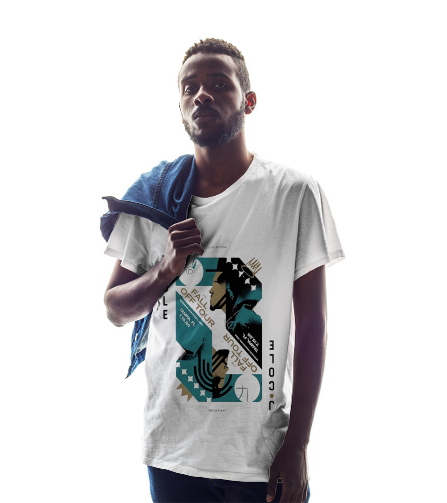 J Cole Live Nation The Fall Off Tour Tampa 2026 T-Shirt