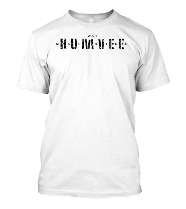 War Humvee Humanity Distressed T-Shirt