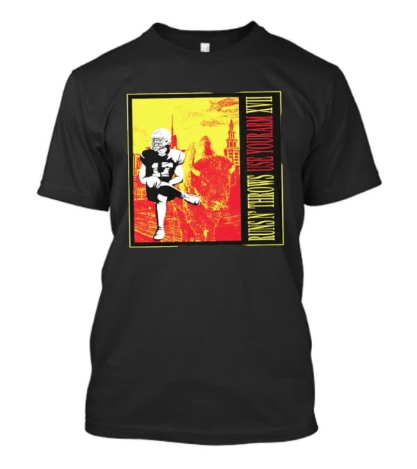 Buffalo Bills Josh Allen Runs N' Throws Use Your Arm XVII Football Buffalo T-Shirt