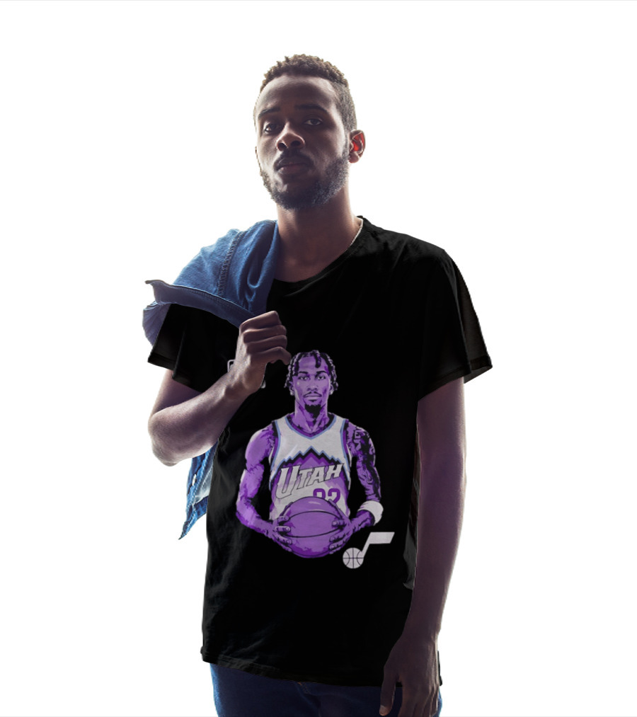 Utah Jazz 2026 NBA Draft Darryn Peterson Fade Basketball T-Shirt