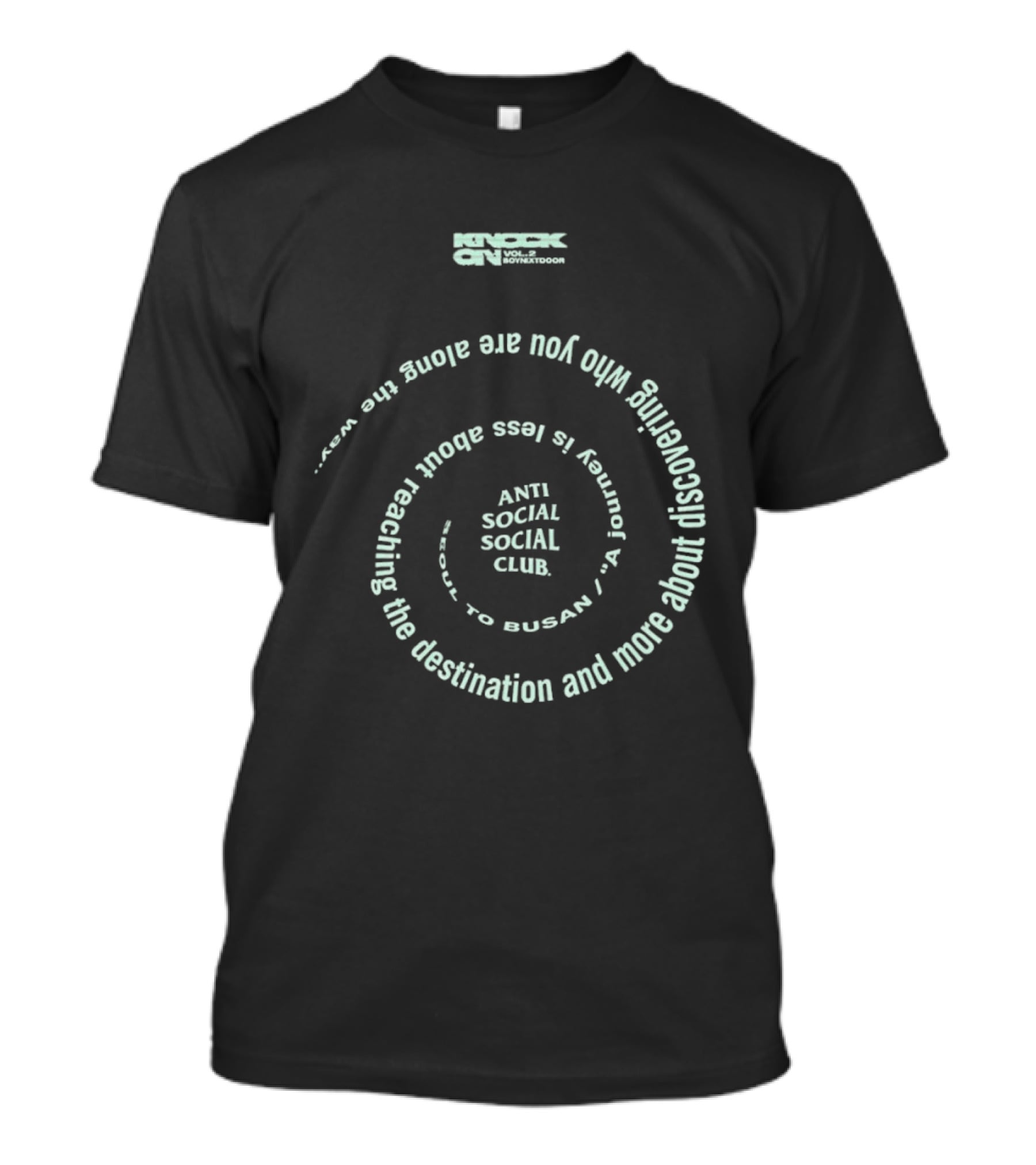 Knock On Vol 2 Anti Social Social Club Busan Journey Discovery T-Shirt