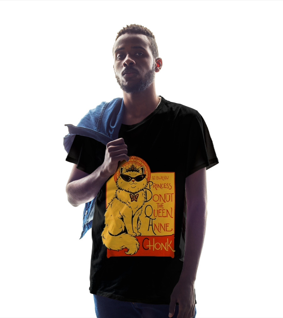 Princess Donut The Queen Anne Chonk Dungeon Crawler Carl Cat T-Shirt