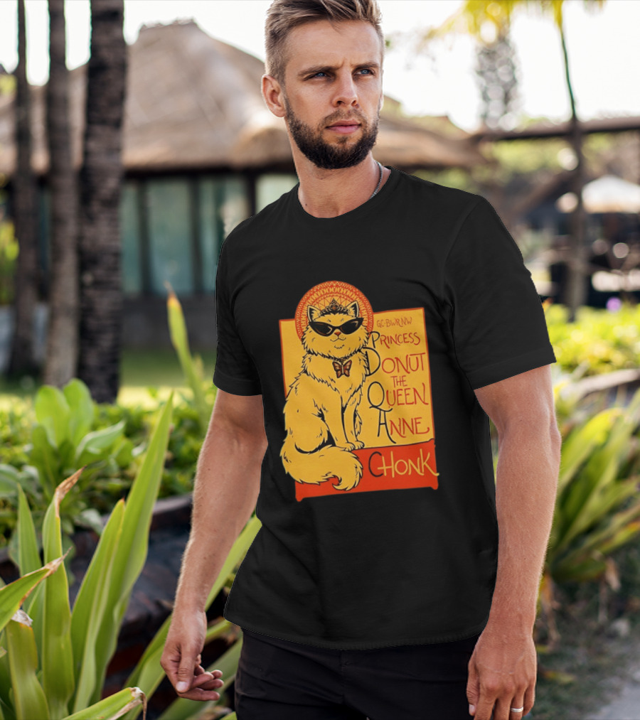 Princess Donut The Queen Anne Chonk Dungeon Crawler Carl Cat T-Shirt