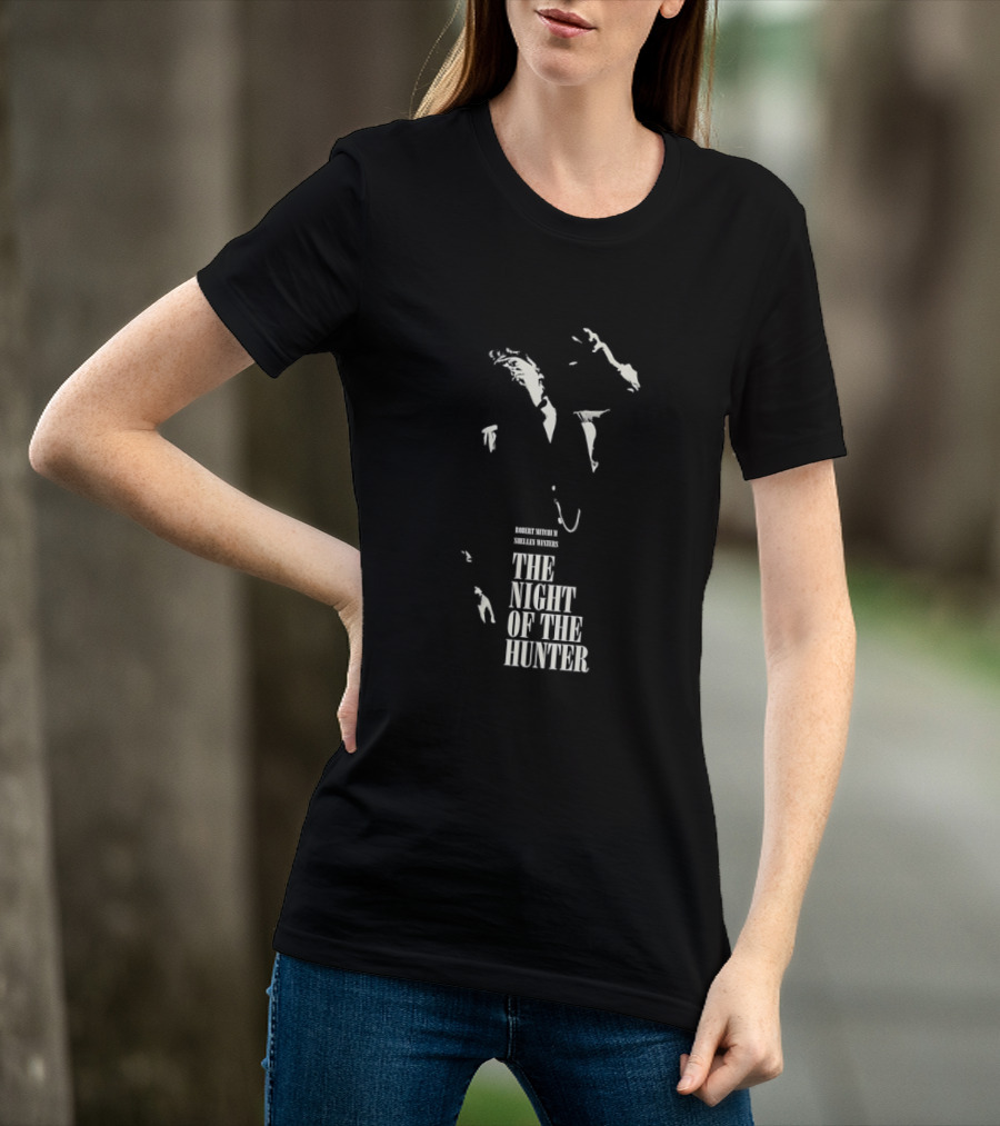 Robert Mitchum Shelley Winters The Night Of The Hunter Classic Cinematic T-Shirt