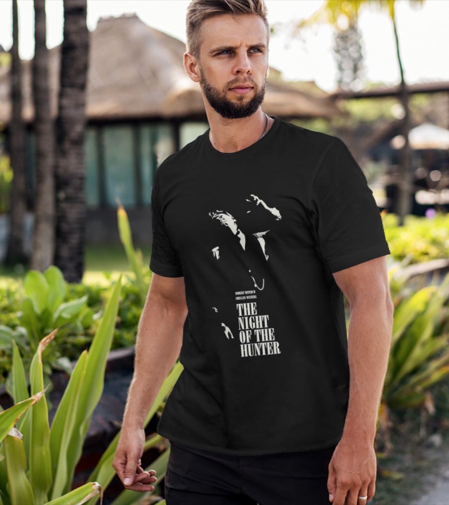 Robert Mitchum Shelley Winters The Night Of The Hunter Classic Cinematic T-Shirt